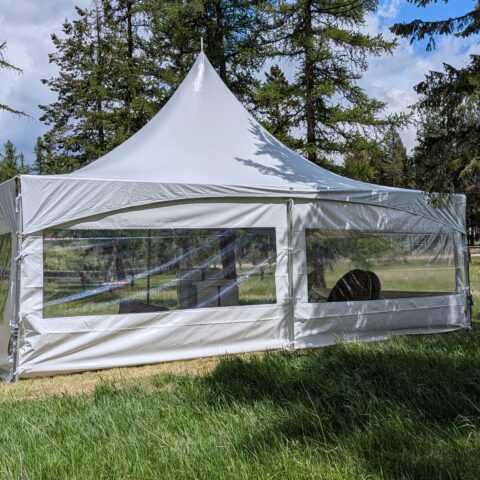 Sides ~ 15' for 20'x30' with Window