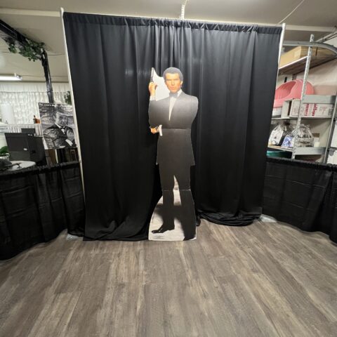 Photo Booth Style Backdrop